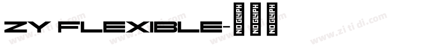 ZY Flexible字体转换